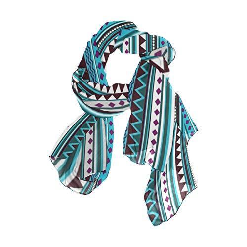 Scarf Lotus Flowers White Art Womens Shawl Wrap Thin Chiffon Scarves Neckerchief