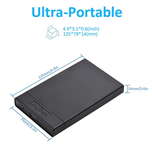 Hard Disk Enclosure USB 3.0 to SATA Enclosure USB3.0 to SATA III USB 3.0 to SATA Hard Disk Case Housing for 2.5 Inch 9.5mm 7mm WD, Seagate, Toshiba,