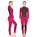 REALON Womens Wetsuit Full 3mm 2mm Neoprene Surfing Scuba Diving Snorkeling Swimming Suit