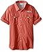 Columbia Boys PFG Bahama™ Long Sleeve Shirt, Sunset Red, Large