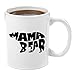 Mama Bear | Premium 11oz Coffee Mug - Best Mom Gifts Gift for Mom to Be Gifts for Moms Birthday Anniversary Gifts for Parents Mom Gifts for Christmas Pregnancy Valentines 50th 60th Son Daughter Sister