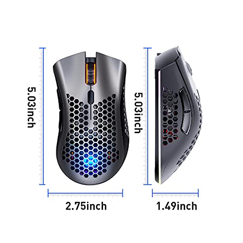 Mashiro Wireless Gaming Mouse, Wireless Mouse, 7 Programmed