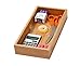 YBM HOME Bamboo Drawer Organizer Storage Box for Kitchen Drawer, Junk Drawer, Office, Bedroom, Children Room, Craft, Sewing, and Bathroom, 6x12x2 inch