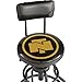 Northern Tool Adjustable Swivel Shop Stool with Backrest - Steel, 275-Lb. Capacity, 29 to 33in. Seat Height