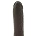 Doc Johnson Vac-U-Lock - Hung - Made of ULTRASKYN - 12 Inch Dildo with Massive 8.5 Inches Girth - F-Machine and Harness Compatible - Chocolate
