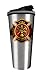 Spoontiques Firefighter Stainless Steel Travel Mug, Silver