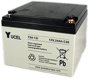 Yuasa Yucel Y24-12 VRLA AGM 12 Volt 24.0Ah Battery