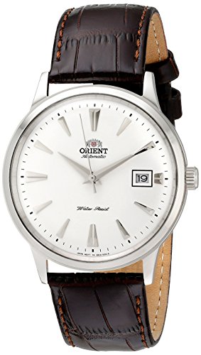 Orient Men's FER24005W0 Stainless Steel Watch with Brown Band