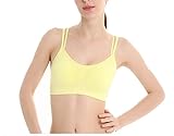 Awmak Women Mini Strappy Cross-Back Quick Dry Sport Underwear Bra