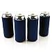 Beer Energy Drink or Tea Can Insulators 24 ounce Navy Blue (Set of 4) by Winking Owl