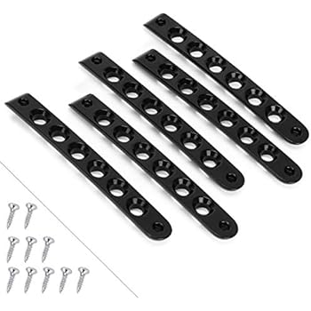 Door Handle Inserts Compatible for Jeep Wrangler, YITAMOTOR Aluminum Black Door Grab Handle Knobs Cover Compatible for 2007-2018 Jeep Wrangler JK Unlimited 4 Door - Black- (Pack of 5)