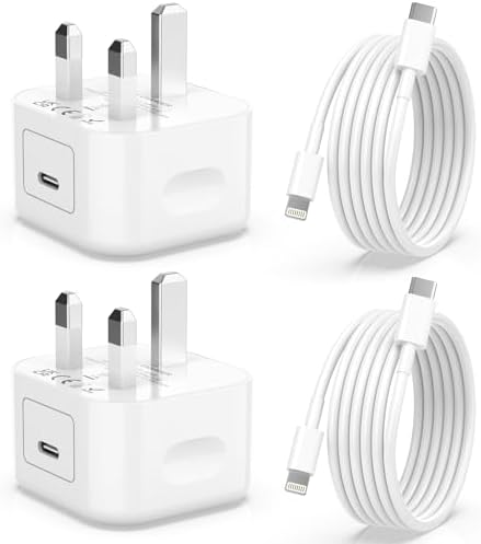 iPhone Charger Fast Charge, 2Pack 20W Fast Apple Charger with 2M/6FT Cable Apple MFi Certified Fast Phone Charging USB C To Lightning Cable for iPhone 14 13 12 11 Pro Max Pro XS Max XS XR X SE 8, iPad