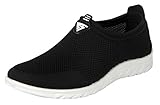 iLoveSIA Men's Breathable Mesh Comfortable Water Slip-ons Loafer Black US Size 11