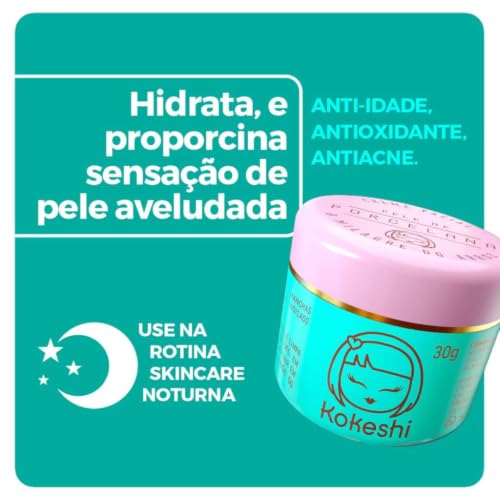 Kit Renovadores Kokeshi Pele Porcelana Óleo de Rosa Mosqueta para o rosto