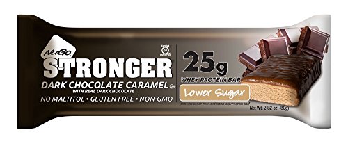 NuGo Stronger Dark Chocolate Caramel, 2.82 Ounce (pack Of 12)