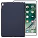 KHOMO iPad Air 3 10.5 (2019) / iPad Pro 10.5 (2017) Rear Case Hard Shell Compatible with Smart Cover / Keyboard - Midnight Blue