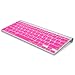 Kuzy Keyboard Cover for Older Version Pro 13 15 17 inch and Air 13 inch Computer Accessories Key Board Silicone Skin Protector - Neon Pink
