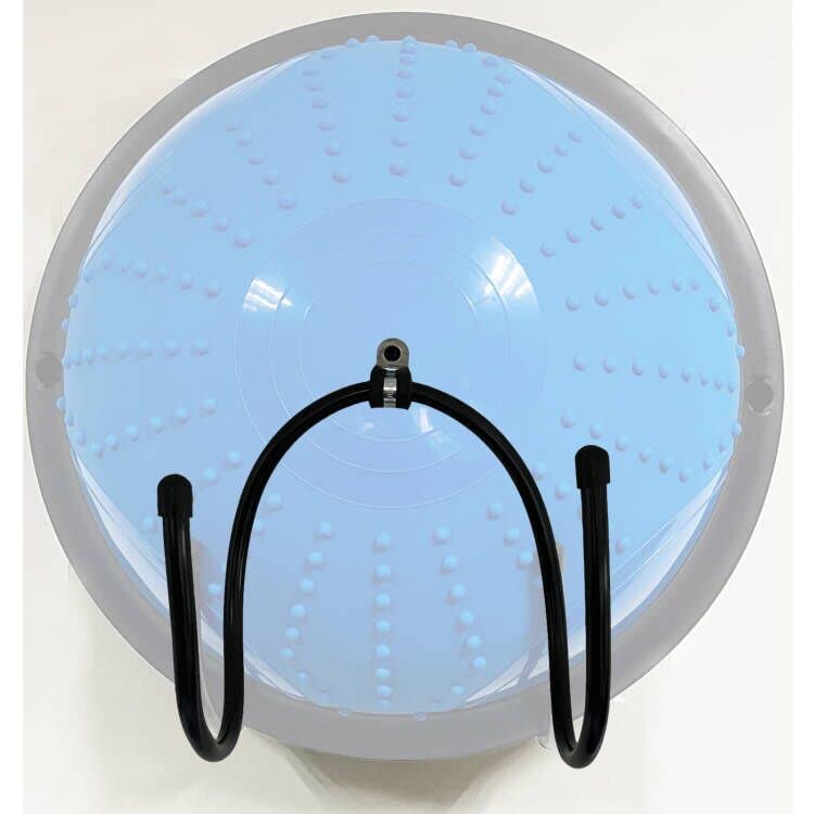 Wall Mounted Half Ball Balance Trainer Holder - Adjustable and Flexible - for Half Yoga Ball for Half Ball Balance Trainer Wobble Board Storage Rack, Home Gym,Studios- No Balance Trainer
