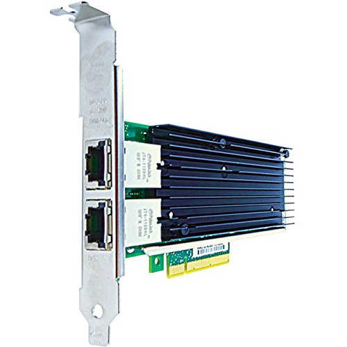 AXIOM MEMORY SOLUTION,LC 0C19497-AX 10Gbs Dual Port RJ45 PCIe x8 NIC Card for IBM