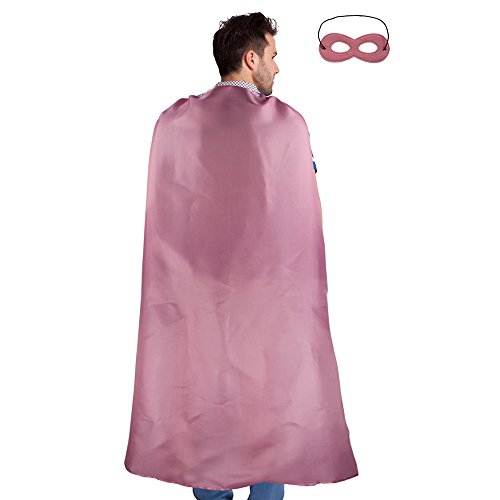 Capes for Adults, D.Q.Z 55.12" Plain Adult Superhero Cape - 10 Set