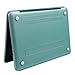HDE Plastic Hard Case and Keyboard Cover for MacBook Pro 13 (Non Retina) Snap On Protective Hard Shell Seafoam Green Design Fits Old Macbook Pro 13 Inch Model A1278 with CD Drive (Seafoam Green)