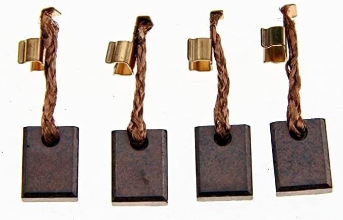 4 Pack of Carbon Brushes Compatible with Makita CB-440 CB440 DDF482 194427-5 DHP456 DHP458 DTD146 BDF446 BHP454 BHP456 Tools