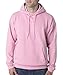 Hanes Men's Fleece Full Cut Hood Pullover Hoodie, PALE PINK, X-Large