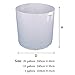Jun Da 10 Pcs White Plant Grow Bags Plant Root Pouch Pots Container with Handles Size 45 40 cm / 20 Gallonthumb 1