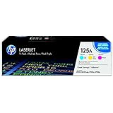 HP 125A (CE259A) Cyan, Magenta &amp; Yellow Original Toner Cartridges, 3 Cartridges