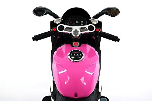 2018 Street Racer 12V Electric Kids Ride-On Motorcycle | Pink