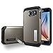 Spigen Tough Armor Designed for Galaxy S6 Case (2015) - Gunmetal