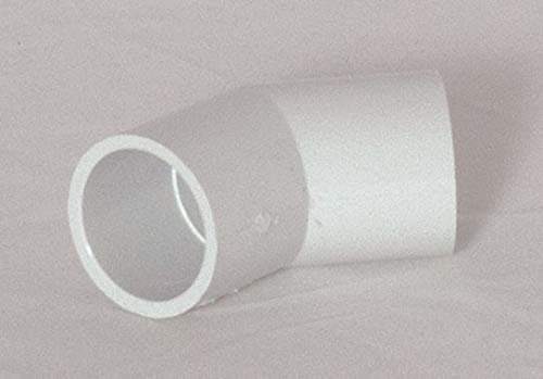 Solvent Weld 21.5mm 45 Degree Overflow Pipe Bend - Pack of 10