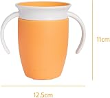 Munchkin Miracle 360 6 Months Sippy Cups Orange 207ml 2 Pack view 6