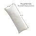 COSYBAY Ultra Luxury Body Pillow -The Memory Fiber Fill - Breathable Cooling Hypoallergenic - Invisible Zipper-20×54 Inch