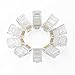 UGREEN RJ45 Connector Cat5E Cat5 Crimp Modular Connector 50 Pack Ethernet Network Cable Plug Crystal 8P8C