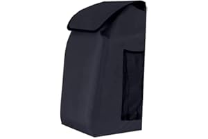 Trolley Bags for Shopping 39L Waterproof Cart Shopping Cart Replacement Bag with Mesh Side Pocket Folding Storage Bag Black