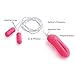 MOJOY Multi 10 Frequency Double Love Eggs Vibrating Vibrator for Women, Wired Mini Bullet Vibes Female Masturbator Vibrant Toy, Pink