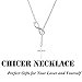 Simsly Fashion Necklace Cross Pendant Handmade Infinite Necklaces Chains Jewelry for Women and Girls