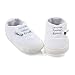 Huluwa Baby Shoes Non-slip First Walking Shoes, Rubber Sole Canvas Shoes for Baby Boys Girls, Safe and Comfort, White