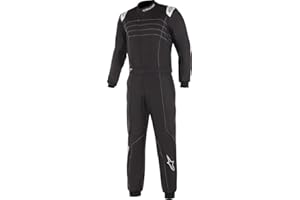 Alpinestars KMX-9 V2 SUIT BLACK WHITE 48