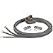 Certified Appliance Accessories 30-Amp Appliance Power Cord, 3 Prong Dryer Cord, 3 Wires with Eyelet Connectors, 6 Feet, Copper Wire