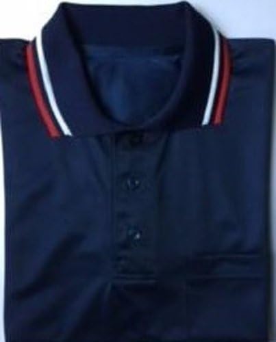 Ump Attire US1 UMPIRE SHIRT - BREATHABLE - CLEARENCE SALE - LIMITED SUPPLY AVAILABLE - CLICK ADD TO CART NOW (NAVY AND POWDER BLUE) (NAVY, M)