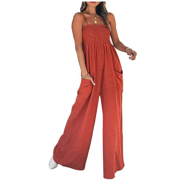 SAMPEEL RED JUMPSUITS FOR WOMEN CASUAL JUMPSUITS FOR WOMEN OVERALLS WOMEN WOMENS ROMPER