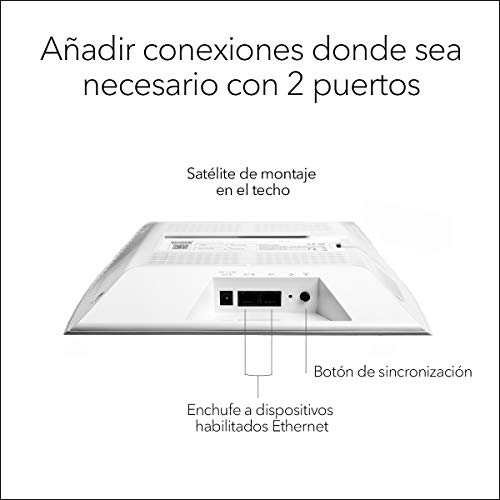 Netgear-Orbi-Pro-SRC60-Repetidor-WiFi-Mesh-AC3000-para-colocacion-en-el-Techo-y-hasta-175-m2-de-Cobertura-Adicional
