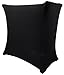 Rockville RSC5B Universal Black DJ Scrim Cloth Cover for X Stand, 360-Degree Coverage, Wrinkle-Resistant, Machine Washable, Perfect for Mobile DJs and Event Performers