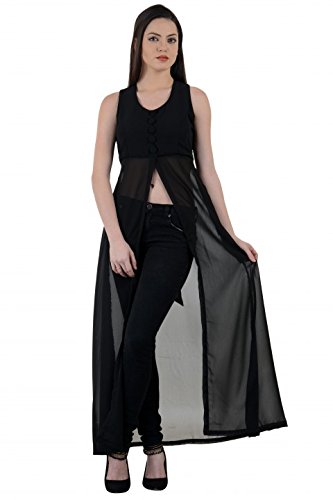 raabta fashion black georgette dresses