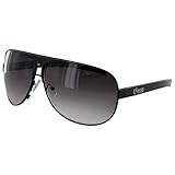 Guess Men GU6591 Aviator Fashion Sunglasses, Black/Grey