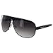 Guess Men GU6591 Aviator Fashion Sunglasses, Black/Grey