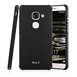 Zhusha Phone case, Genuine Quality TPU Ultra Slim Protective Case Silicone Shockproof Cover For LeTV LeEco Le Max 2 ( Color : Black , PATTERN : Solid Pattern )