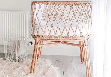 cheap rattan bassinet